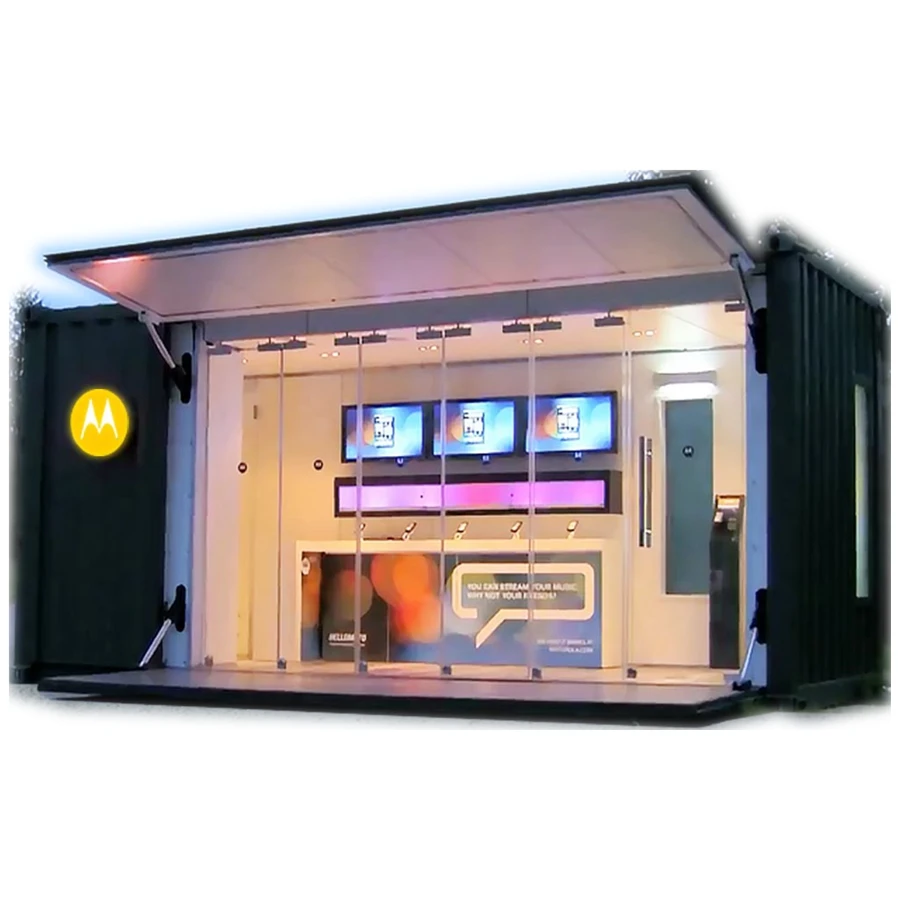 Мобильные модифицированные контейнеры Hysun для магазинов, контейнеров для магазинов, 3D дизайн, контейнеры для доставки, кафе, магазинов, кофейных баров