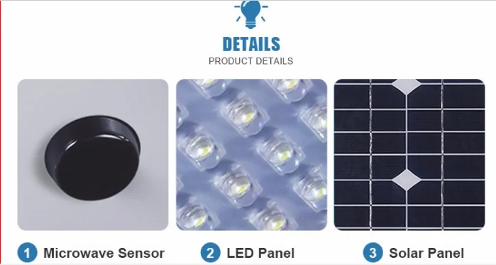 10w 20w 30w 40w 50w 60w 80w 100w 120 all In One Solar Street Courtyard Light/Garden Light/ Plaza Lamp with night sensor or clock