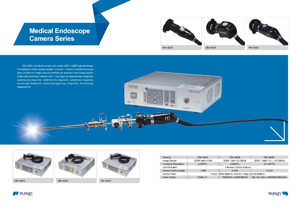 Surgical equipment video endoscope full hd 1080p camera