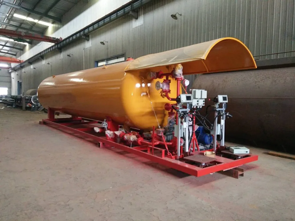 
High Quality ASME Standard 5,000liter to 50,000liter (1320gallons to 13,200 2.5MT to 25MT) LPG Cylinder Filling Station ,LPG Sk 