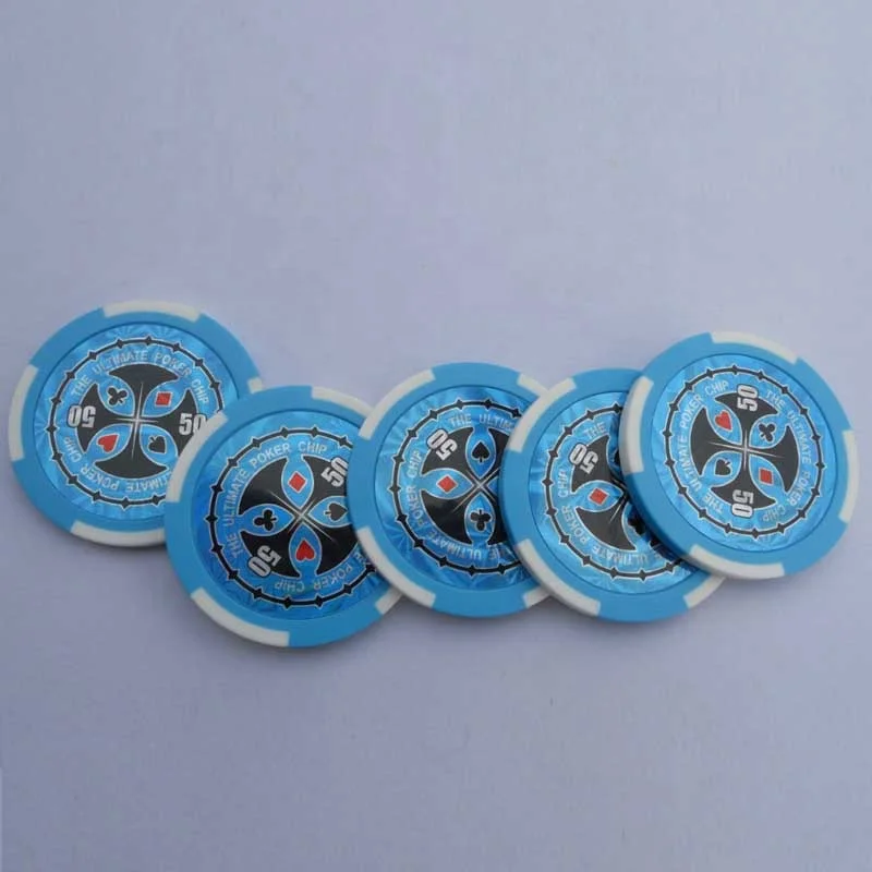 China factory  Poker chips 13.5g Custom poker chips plastic token poker chip set