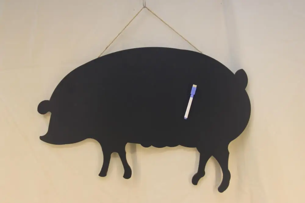 wooden shaped magnetic Chalkboard