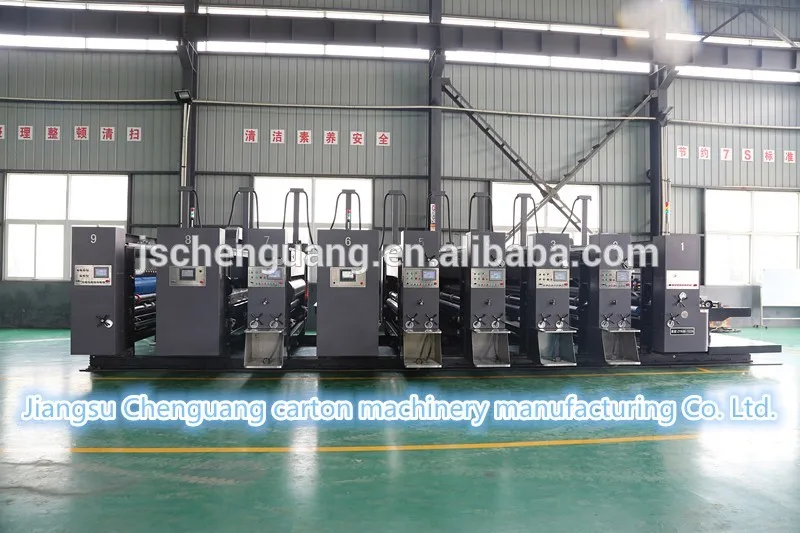 SAIO-B-high-speed economic series carton ink  1 color printing  slotting die-cutting machine