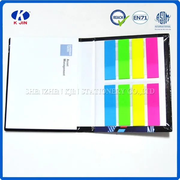 Customized logo printing promotional stationary write leaf memo pads sticky notes set /office desk pad set