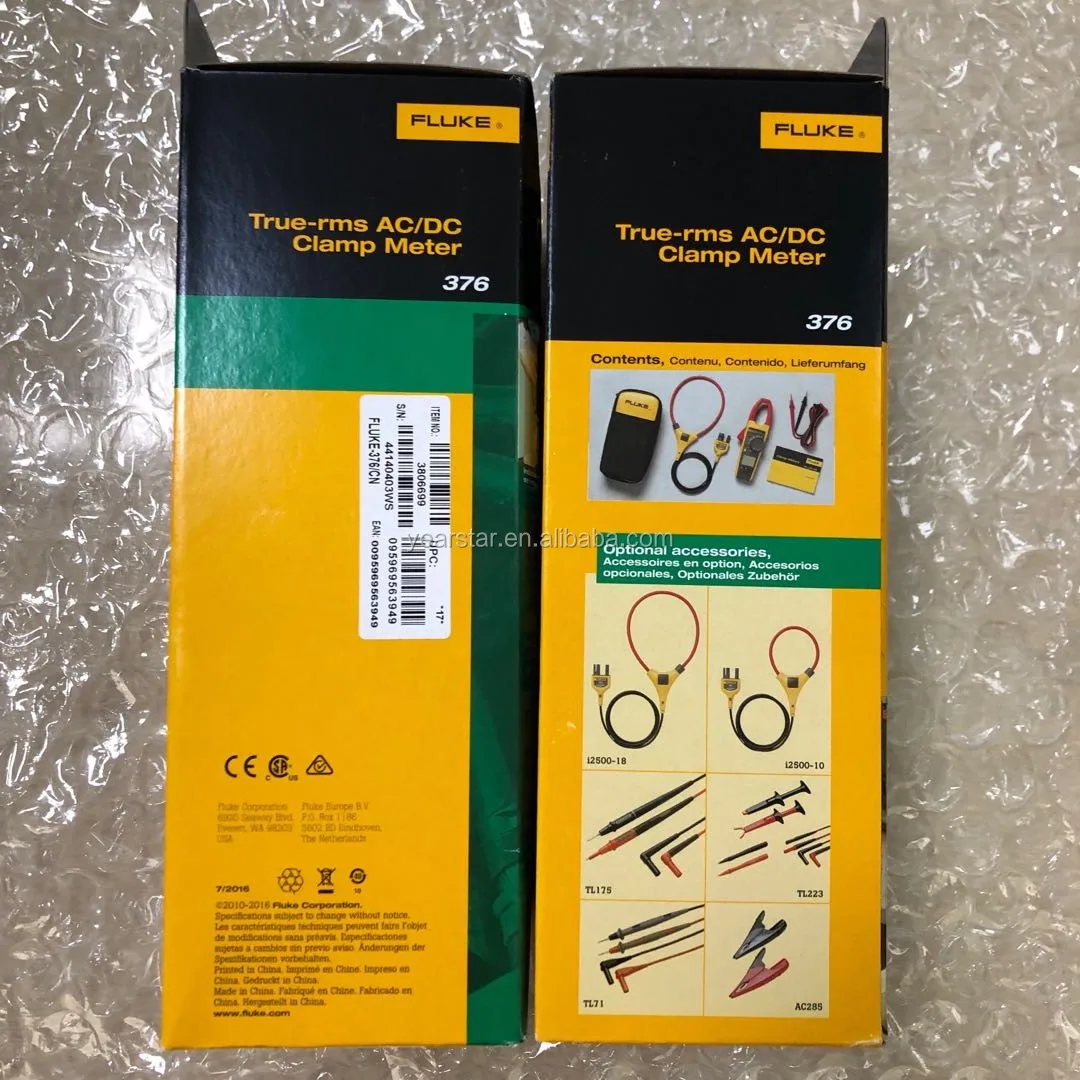  Клещи Fluke 376 True-rms AC/DC с
