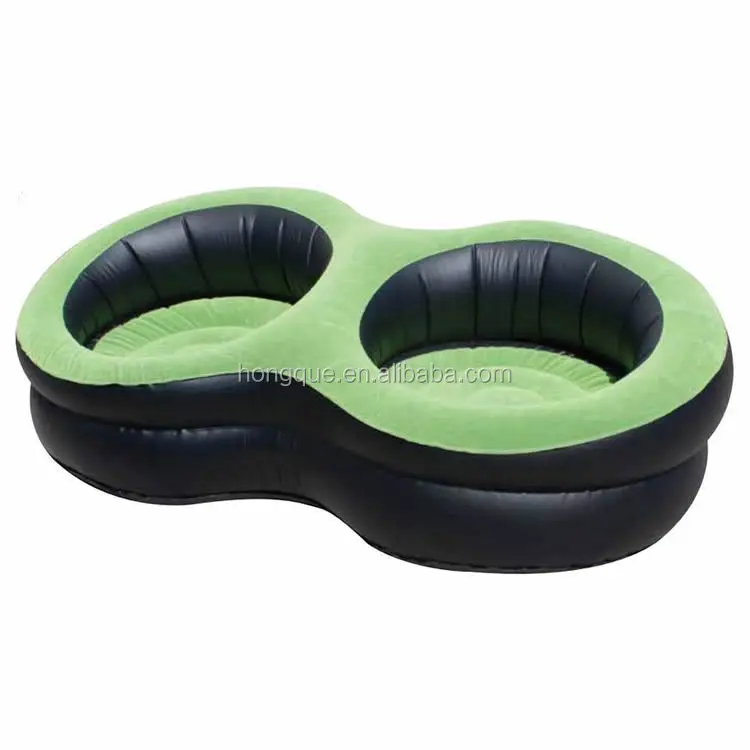 
Factory sales Flocking inflatable sofa with footrest air sofa chair inflatable sofa chair with 