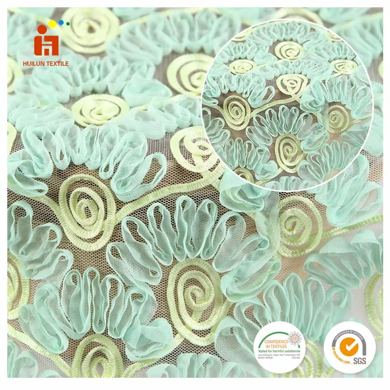 China manufacturer tape cotton embroidery guipure lace fabric