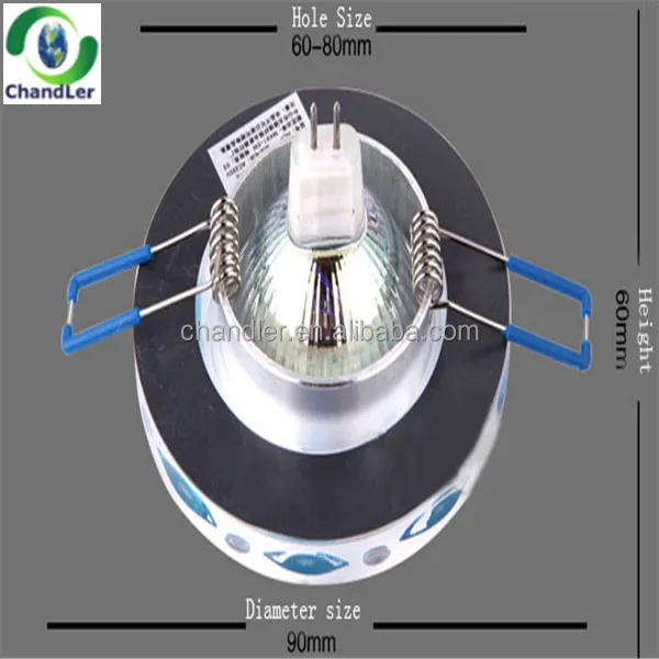 Crystal recessed ceiling downlight Indoor spot down lamp,Down light