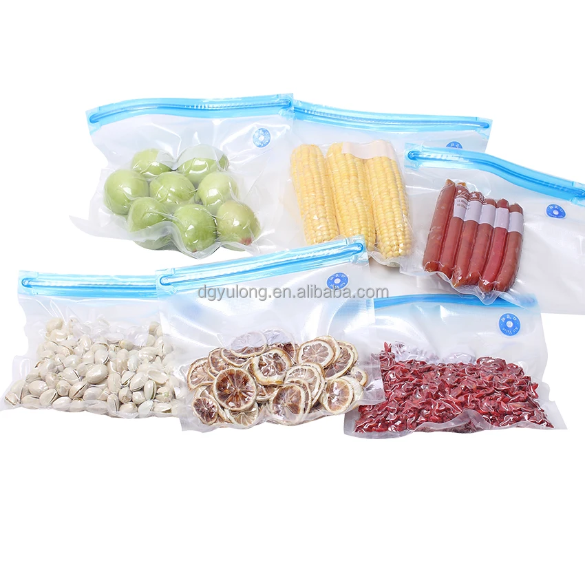 Ziplock Vacuum Bag Sous Vide Bags Kit For Sous Vide Slow Cooker reusable