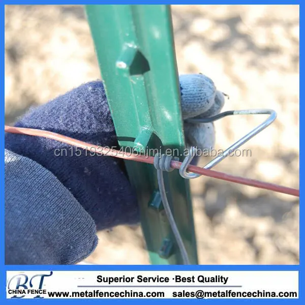 
Cheap metal t-post wholesale Hot dipped galvanized studded t post for field fence with high quality foe sale 