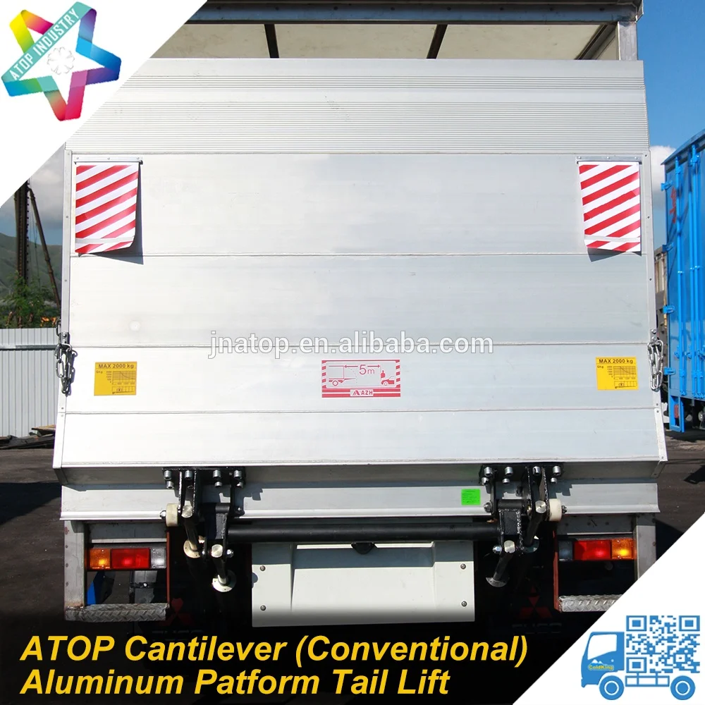 ATP full aluminum 2.0T cantilever (conventional) hydraulic tail lift