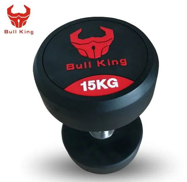 Оборудование для тренажерного зала, тяжелоатлетика, оптовая продажа, набор гантелей с круглой головкой, круглые резиновые гантели