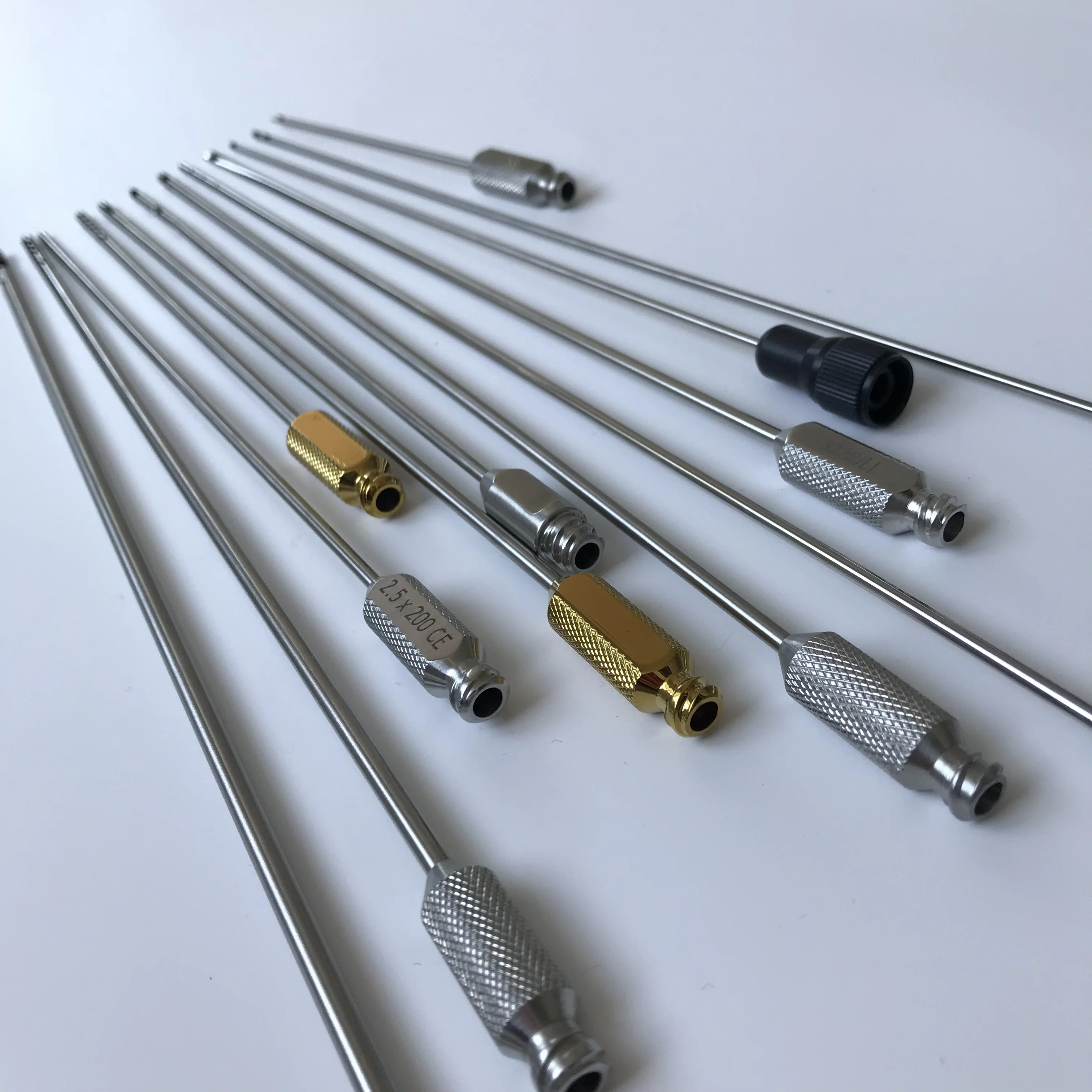 
Fat Suction Harvesting Round Tip Liposuction Cannulas 
