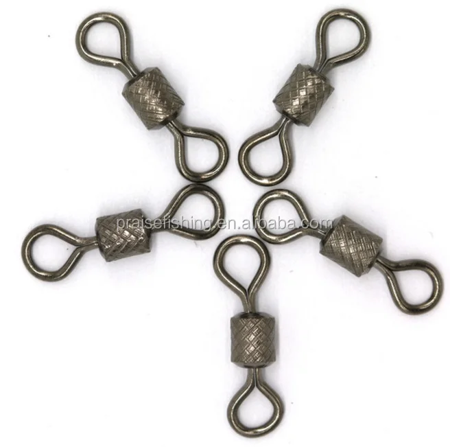 In Stock Fishing tackle FIshing Swivel Rolling swivel Fishing Hook Connector Impressed Rolling Swivel