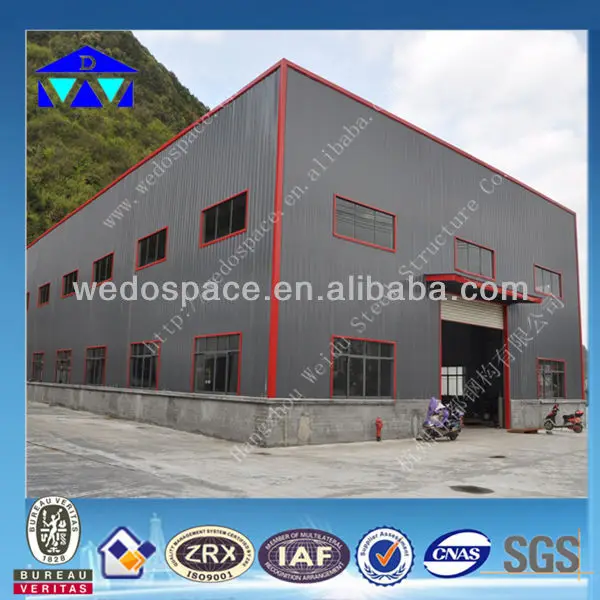 
low price prefabricate steel structural warehouse/buildings/workshop/gym/hall from China factory 