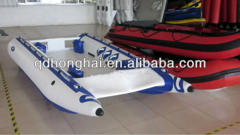 High quality  CE korea PVC hot sale inflatable catamaran boat inflatable boat