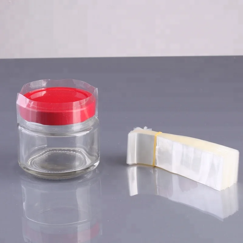 Bottle neck heat shrink bands safety seals for food wine alcohol sauces and gifts