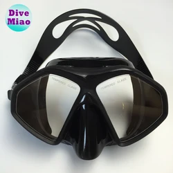 2019, маска для дайвинга без рамки, маска для подводного плавания с малым объемом для дайвинга и ныряния, маска для подводной охоты, маска для взрослых, черная/прозрачная