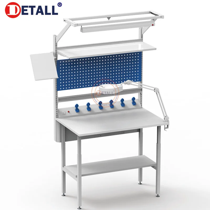 
industrial electronic technician workbench desk for repairing mobile phone 