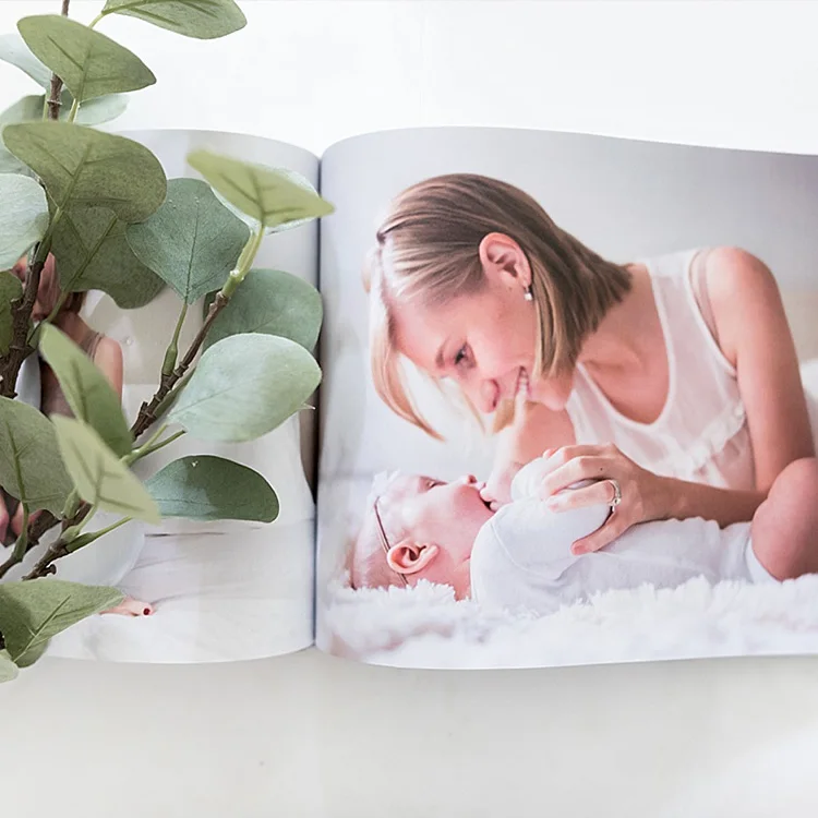 manufacturer custom pages linen cardboard 10x12 babys first photo album of family