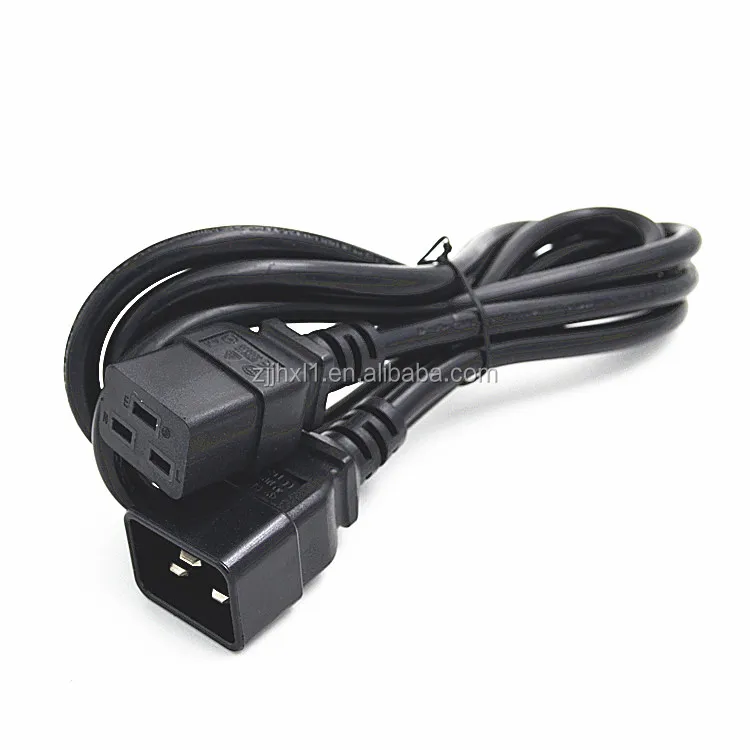 3 х 2,5 мм IEC C19 женский C20 мужской сервер ИБП Кабель питания Шнур питания