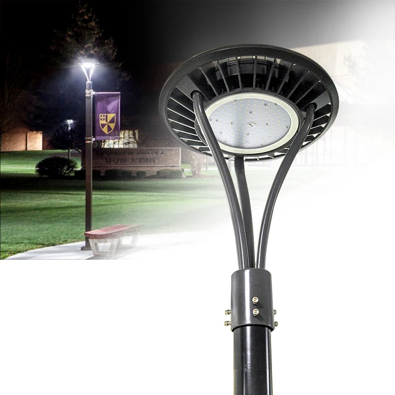 global garden pole garden light, Outdoor Led Circular Area Lighting