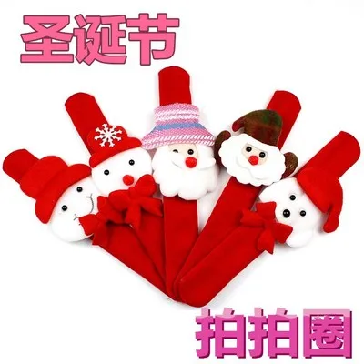 Christmas Promotional Wrist Decoration Toys Snowman Slap Bands