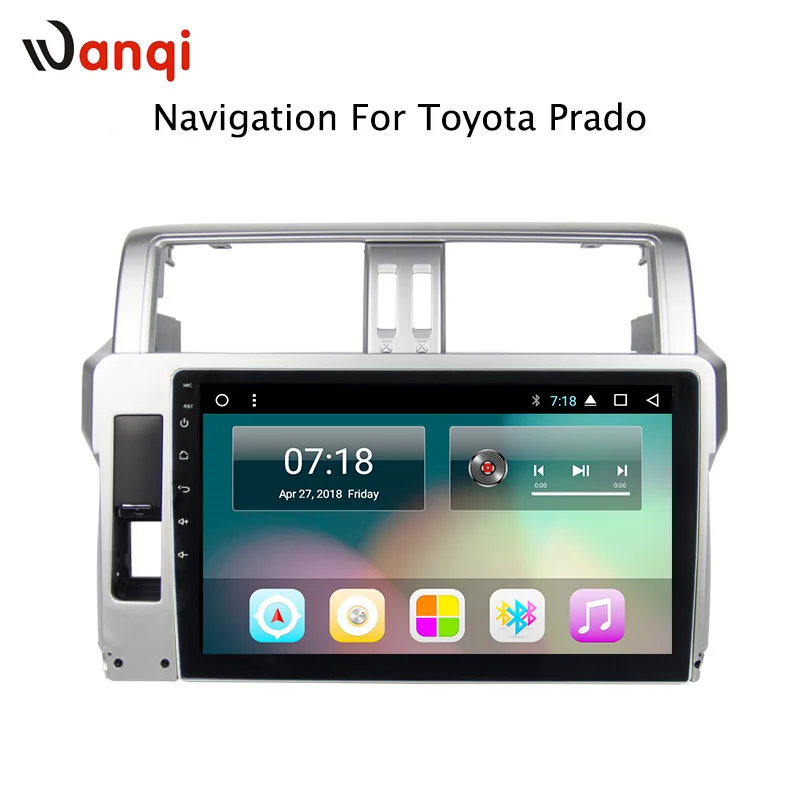 10 дюймовый Android 8.1 8 ядра автомобильная магнитола для Toyota prado 2014-2017 gps навигация система