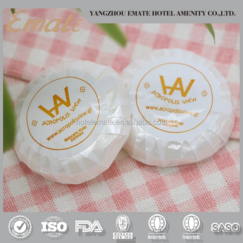 15g hotel soap pleated wrap/mini soap for hotels/hotel bath soap