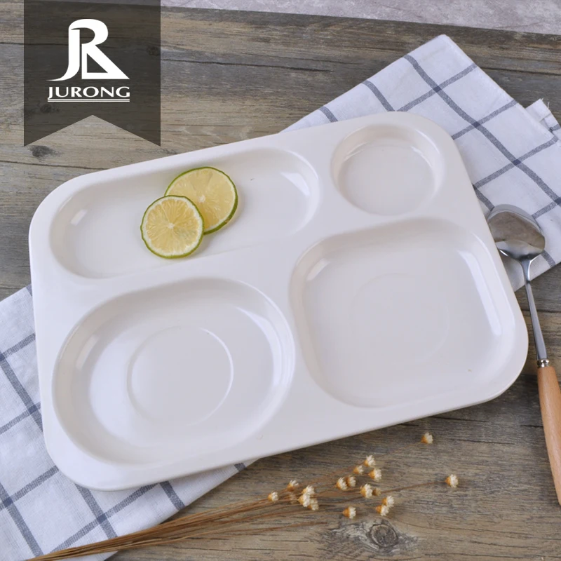 NSF Certification wholesale unbreakable plastic ware school restaurant food tray for children