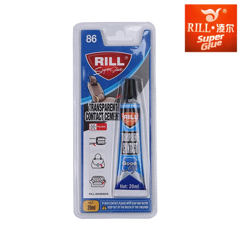 Rill brand 20ml Plastic toy glue Transparent rigid plastic glue