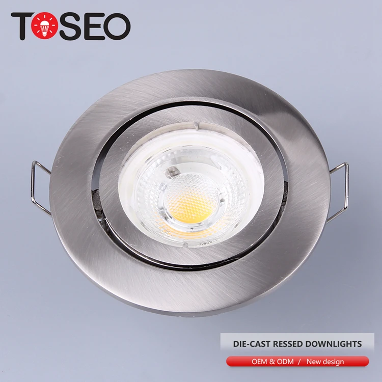 
Commercial Small Recessed Mounted Light Gu10 Die Casting Zinc Downlight 
