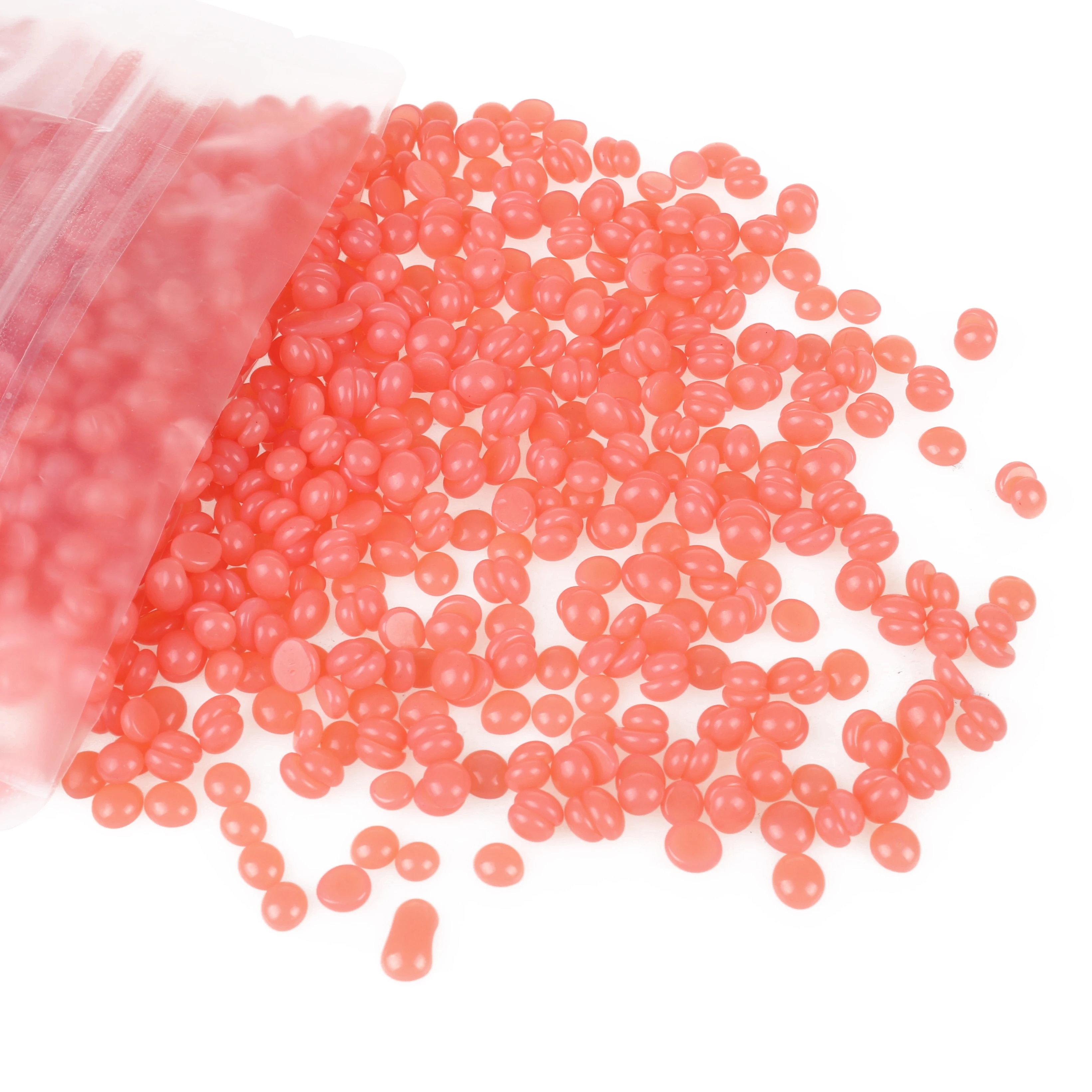 strawberry Depilatory pure  hard beads/granules hot film wax beans for hair removal 300g  hard wax  wax bean