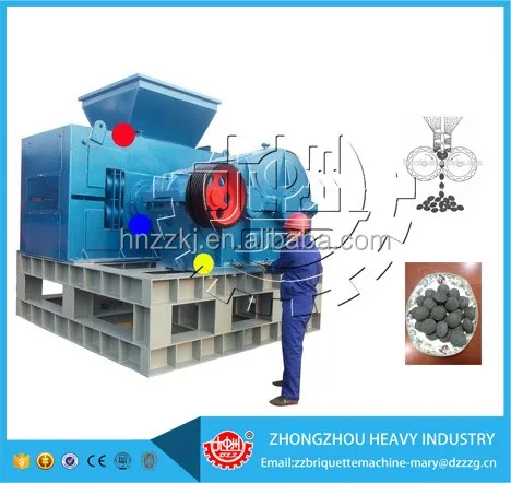 
Low price high capacity roller press coal briquetting machine 
