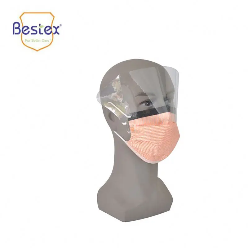 
Fluid Protection Surgical Face Masks with Eye shield 