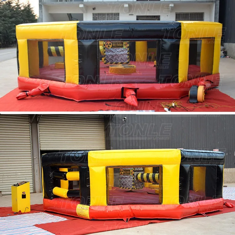 cheap 4 players inflatable last man standing,inflatable total wipeout sweeper game for sale