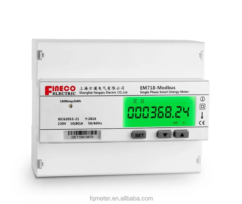 EM718 230V 10(80)A single phase remote for electric energy meter power meter reading