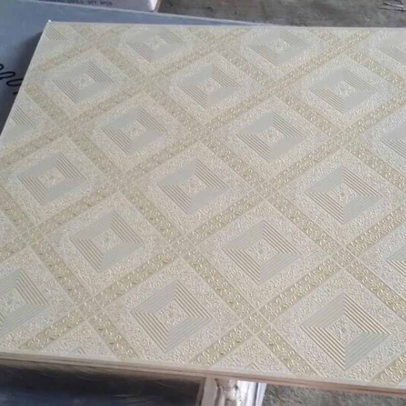 Aluminium foil backed pvc coated gypsum ceiling board