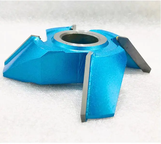 4T Tungsten Carbide TCT woodworking Chamfering knife End mill 45 degree bevel knife cutter head