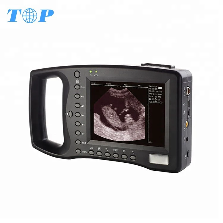TOP-A1009 Китай, высокое качество, мини-ветеринарный ультразвук для крупного рогатого скота, портативный ультразвуковой сканер для беременных свиней, цена