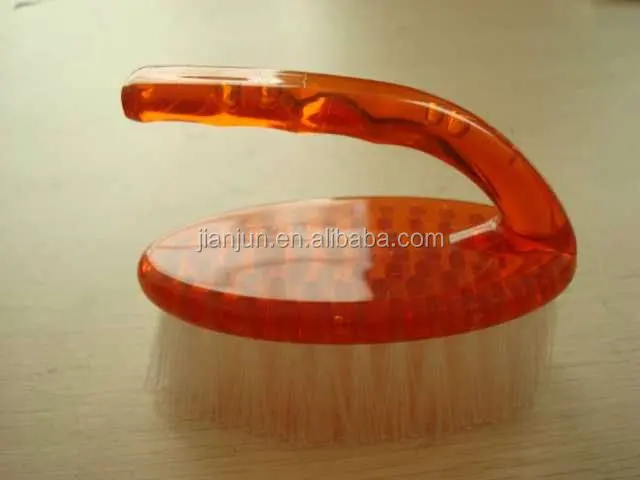 
Factory direct sale plastic crystal scrub brush clothes washing brush 