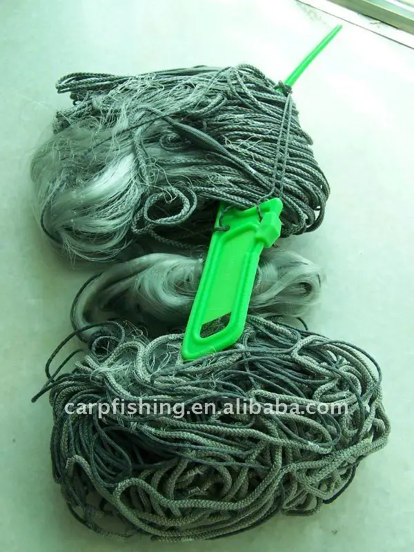 Nylon Fishing Gill Nets, with Floater and Sinker, Double Knots , Depthway,  Three Layers  Multifilament Drag Gill Fish Net