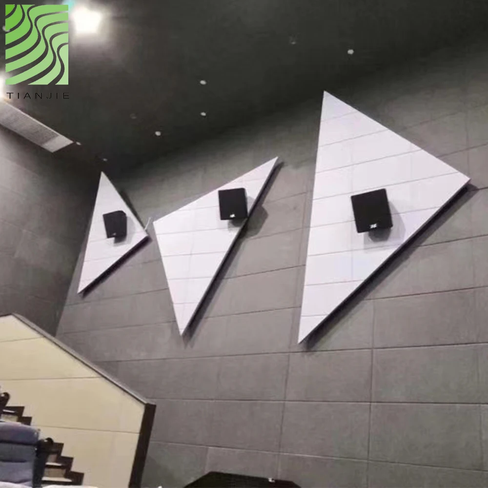 Burgeree office recycled pet sheet polyester fiber acoustic panel