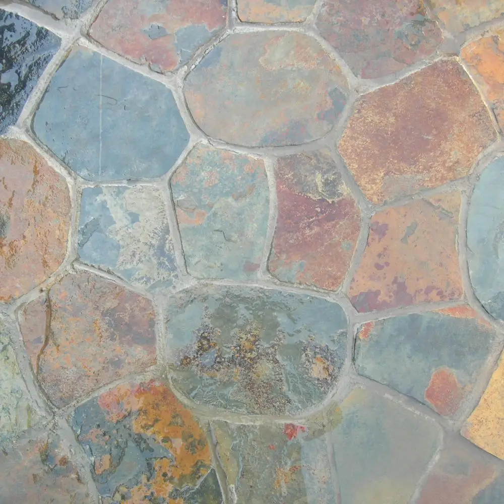 
Rust Slate covering Flooring flagstone Natural Stone Tiles FM-GB20 