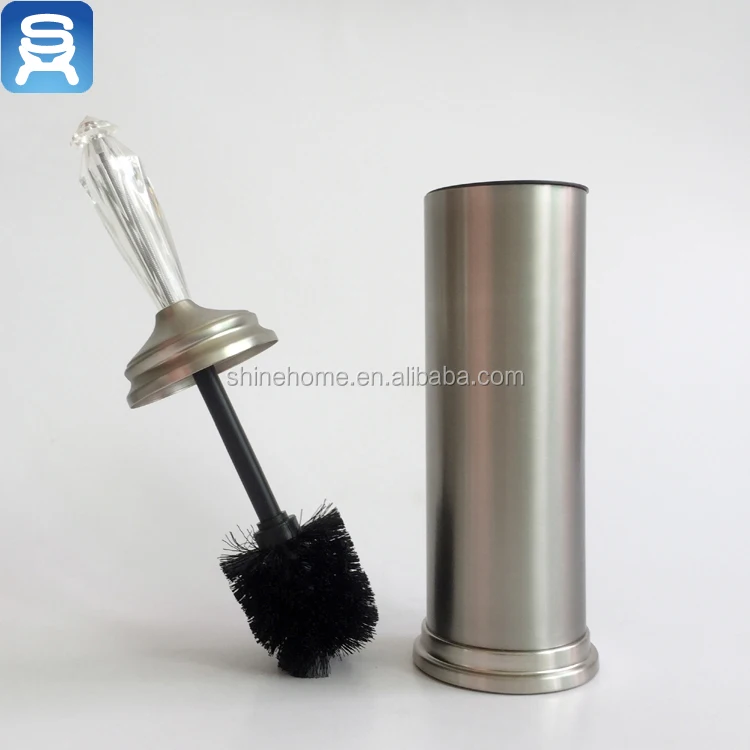 
bathroom accessory metal hotel toilet bowl brush holder bronze plated antique style 
