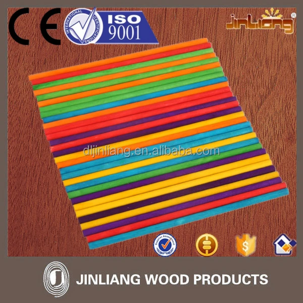 High Quality colored wooden sticks