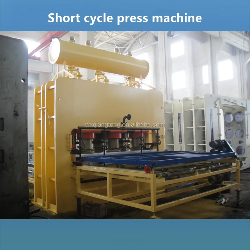 Короткий цикл hot press меламина совета making machine