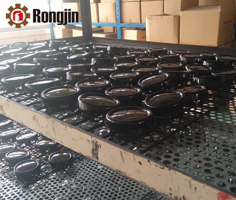 
ABS 79.2mm 6 Lug Black Wheel Hub Cap Center 