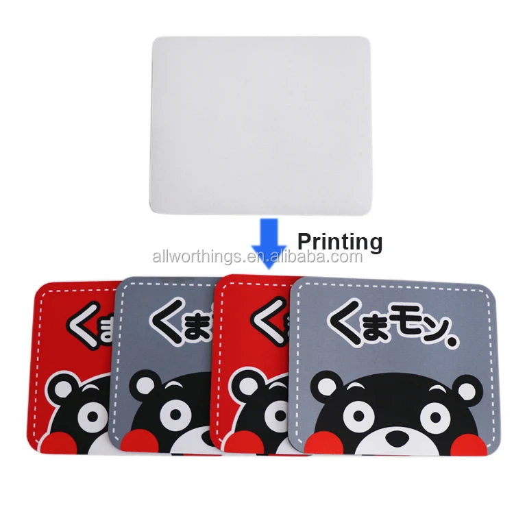 60*35cm Large blank white plain playmat mousepad sheet bulk mouse pad material