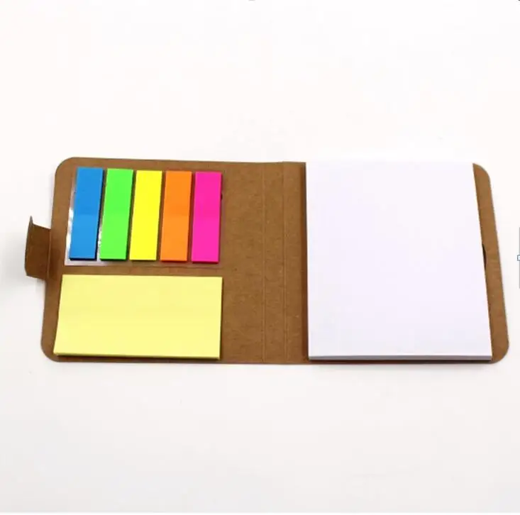 
branded logo Customized Design Spiral Notebook with Pen Sticky Notes for memo 